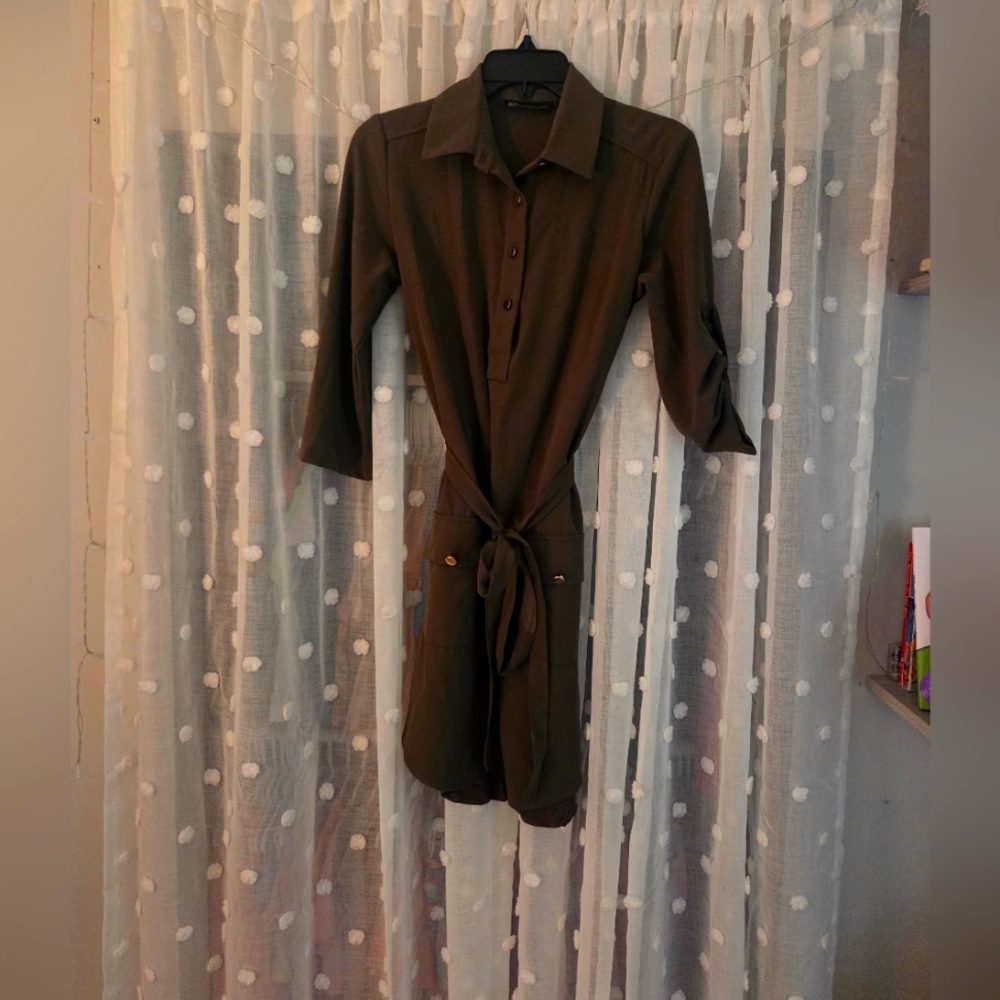 t Army Green Women's Dress